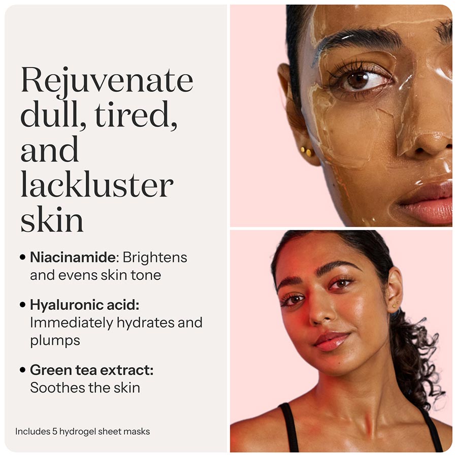 Collagen+ hydrogel face mask refills