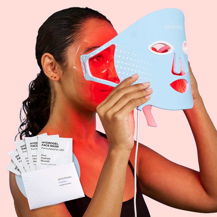 Hydrate and glow red light skincare bundle