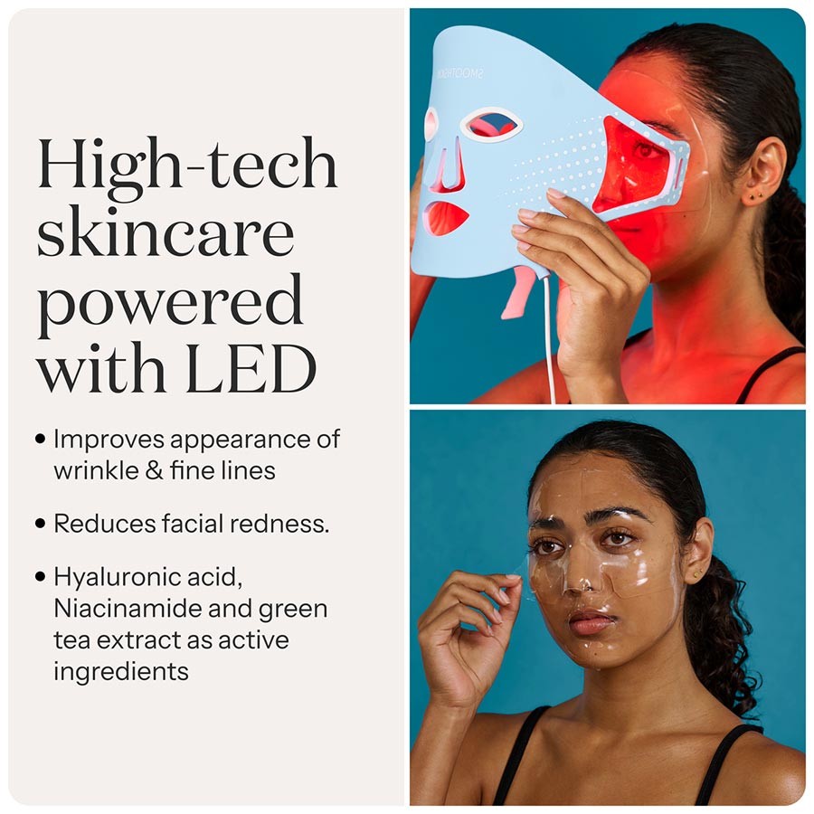Hydrate and glow red light skincare bundle